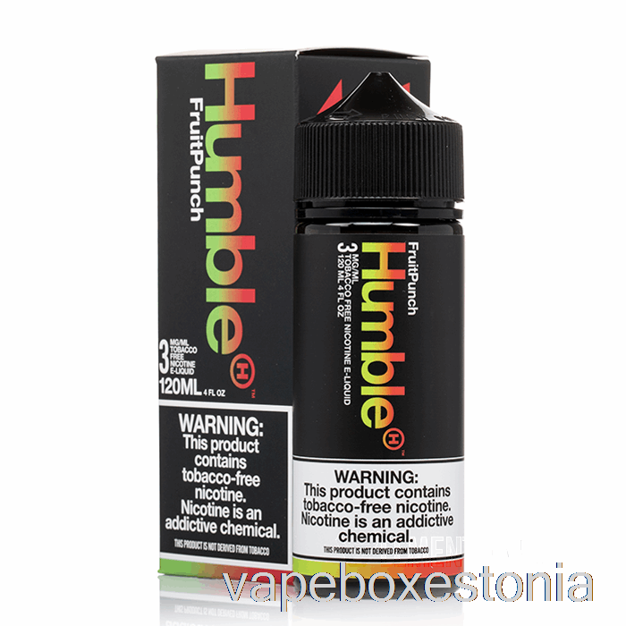 Vape Box Estonia Puuviljapunch - Humble Mahla Co - 120ml 3mg